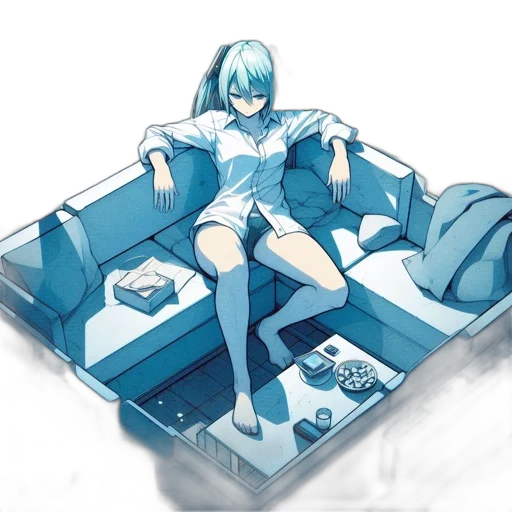 robot, furniture, dress, weapon, concept art, anime, pixel art, watercolor transparent PNG cut-out