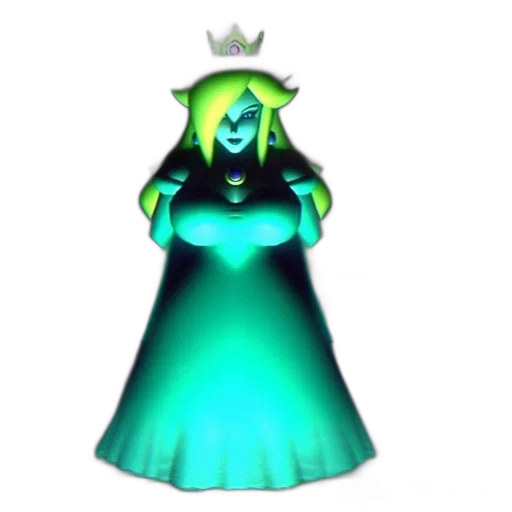 crown, dress, jewelry, staff, concept art, 3d render, pixel art, fantasy art transparent PNG cut-out