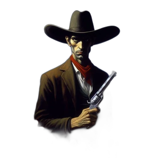 hat, weapon, staff, mask, concept art, pixel art, comic book art, photorealistic transparent PNG cut-out