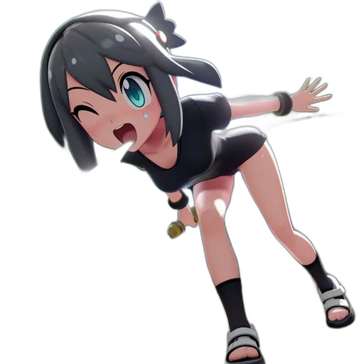 creature, weapon, dress, robot, 3d render, concept art, anime, cartoon transparent PNG cut-out
