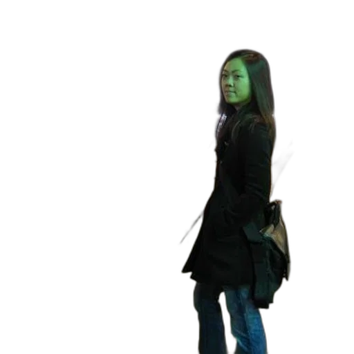 jacket, staff, dress, creature, 3d render, photorealistic, concept art, cyberpunk transparent PNG cut-out
