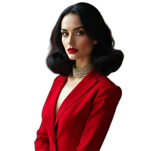 jewelry, jacket, dress, staff transparent PNG cut-out