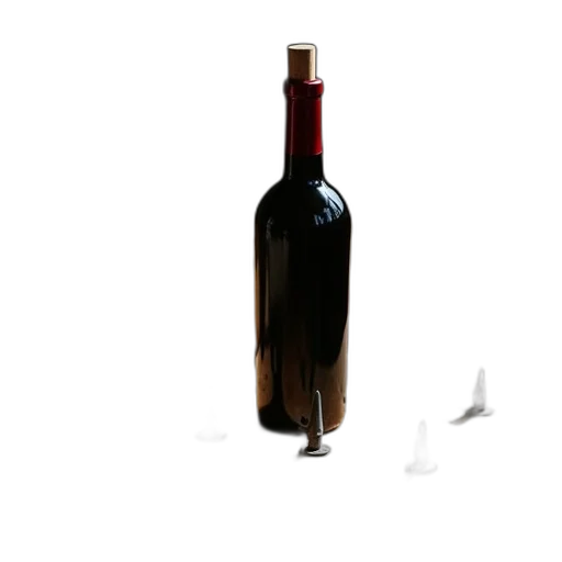 bottle, weapon, food, umbrella, 3d render, photorealistic, concept art, pixel art transparent PNG cut-out