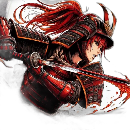sword, weapon, dragon, fantasy art, concept art, anime, comic book art, red transparent PNG cut-out