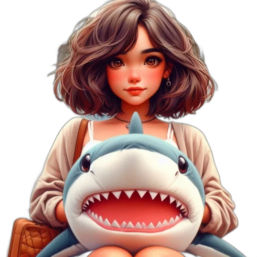 creature, fantasy art, concept art, comic book art, pixel art, underwater, young, woman transparent PNG cut-out