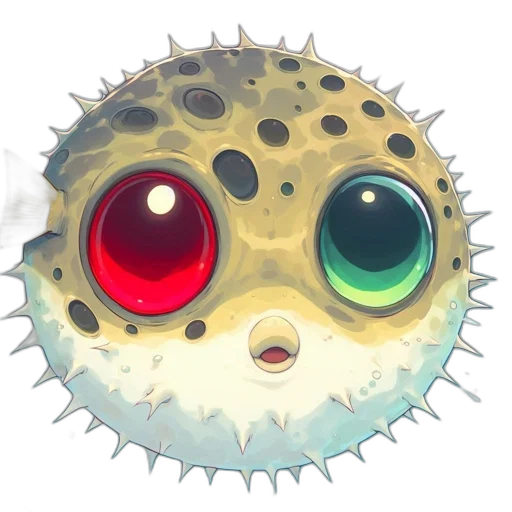 creature, mask, face, robot, concept art, 3d render, pixel art, watercolor transparent PNG cut-out