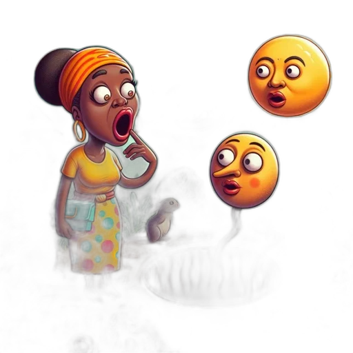 face, mask, concept art, cartoon, 3d render, comic book art, animated, scene transparent PNG cut-out