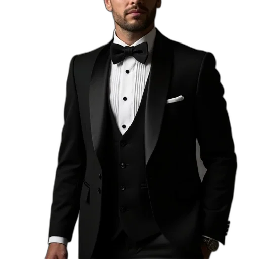jacket, photorealistic, monochrome, dark transparent PNG cut-out