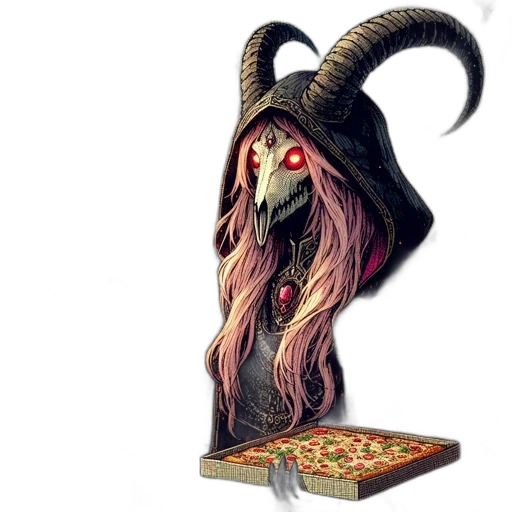 food, creature, dragon, mask, concept art, fantasy art, 3d render, pixel art transparent PNG cut-out