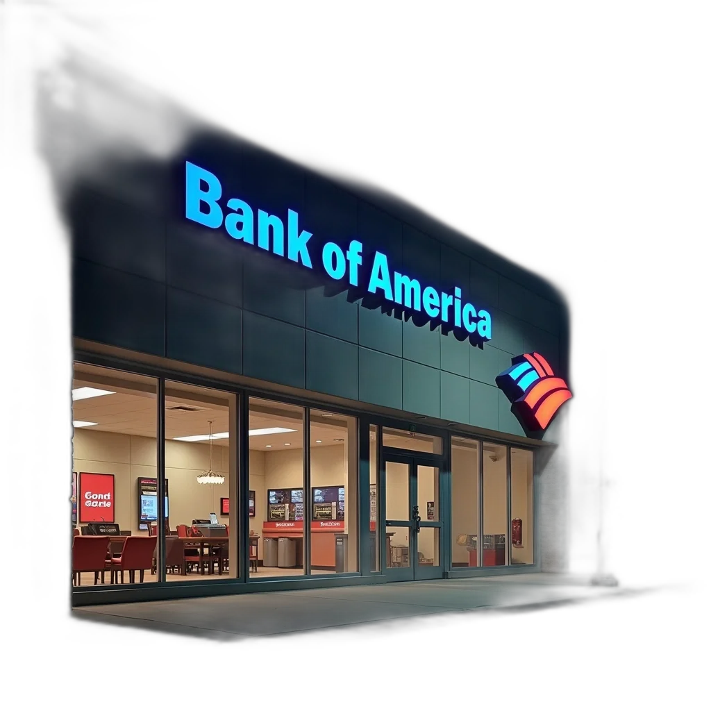 building, vaporwave, 3d render, first, image, shows, exterior, bank transparent PNG cut-out