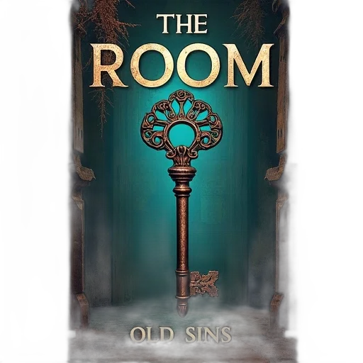 concept art, fantasy art, cover, book, room, old, sins, large transparent PNG cut-out
