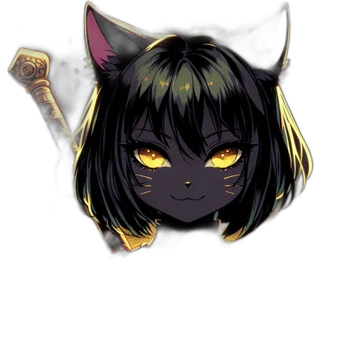 mask, staff, hat, face, anime, fantasy art, pixel art, concept art transparent PNG cut-out