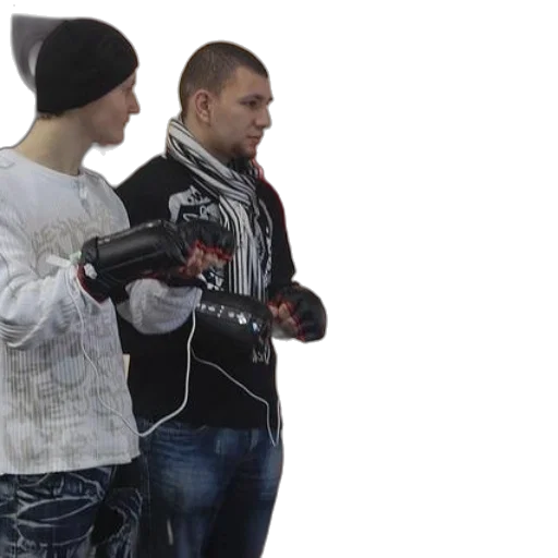 jacket, robot, weapon, hat, cyberpunk, concept art, 3d render, forest transparent PNG cut-out