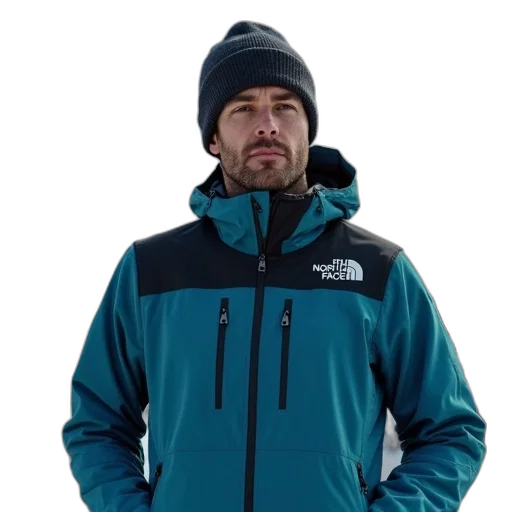 jacket, staff, blue, north, face, men, resolve, triclr transparent PNG cut-out