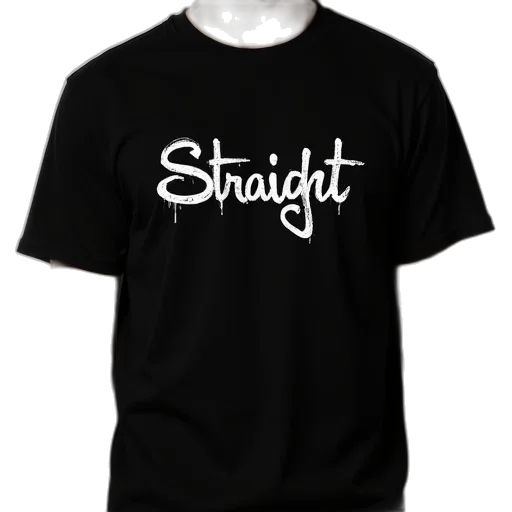 slogan, straight, outta, schertz, black, shirt transparent PNG cut-out