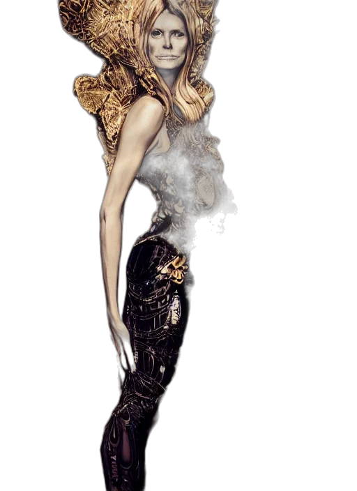 dress, staff, concept art, fantasy art transparent PNG cut-out