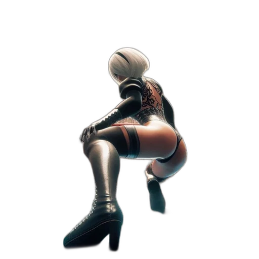 robot, shoes, furniture, jacket, concept art, 3d render, cyberpunk, vaporwave transparent PNG cut-out