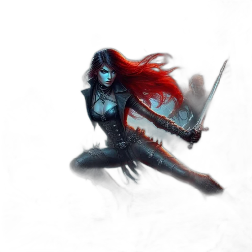 sword, weapon, fantasy art, concept art, comic book art, pixel art, red, blue transparent PNG cut-out
