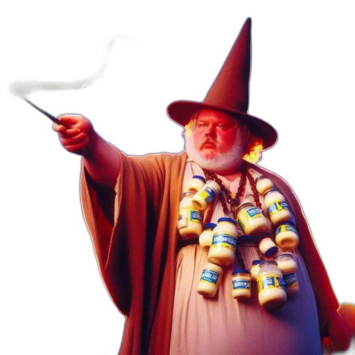 staff, hat, concept art, fantasy art, fire, image, featuring, man transparent PNG cut-out