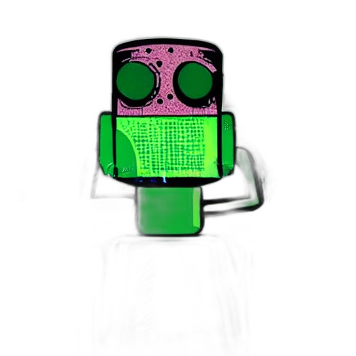 robot, jewelry, mask, staff transparent PNG cut-out