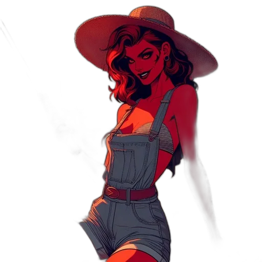 hat, dress, jacket, staff, concept art, watercolor, comic book art, pixel art transparent PNG cut-out