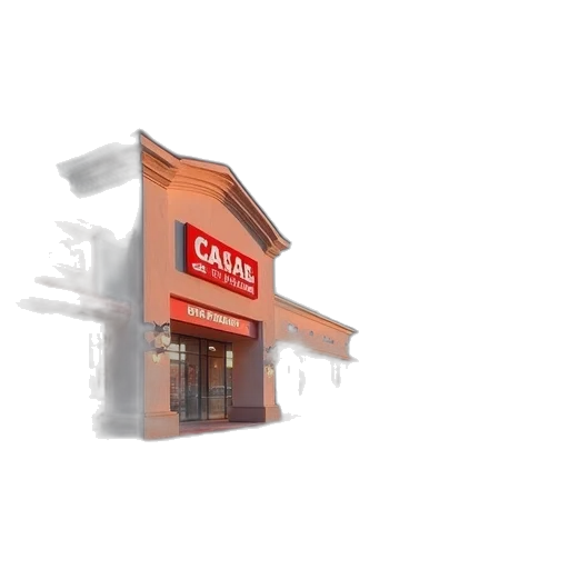building, food, staff, 3d render transparent PNG cut-out
