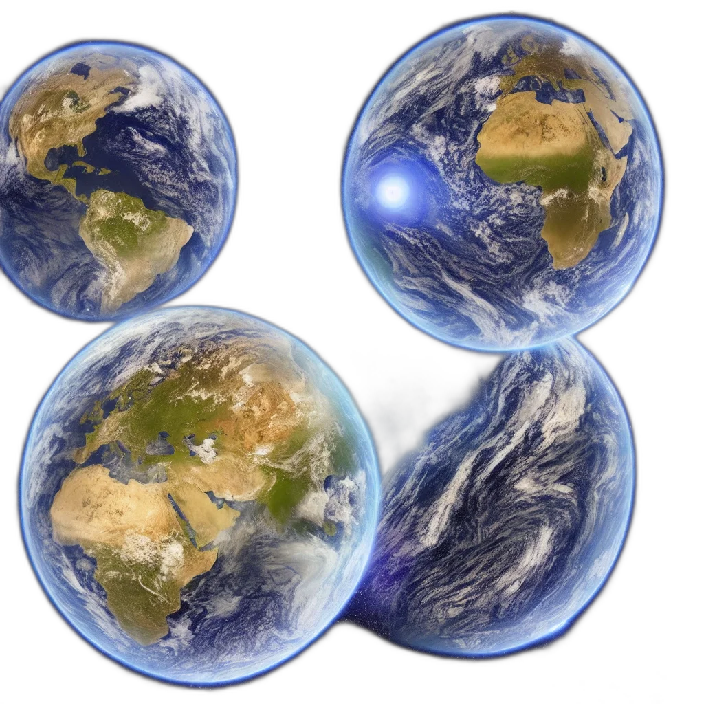3d render, photorealistic, earth, outer, space, cosmic, dust, nebula transparent PNG cut-out