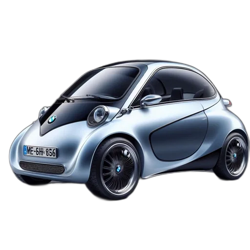 car, robot, 3d render, photorealistic, concept art, futuristic, silver, bmw transparent PNG cut-out