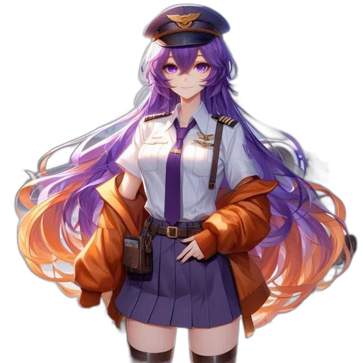 staff, weapon, jacket, hat, pixel art, anime, concept art, fantasy art transparent PNG cut-out