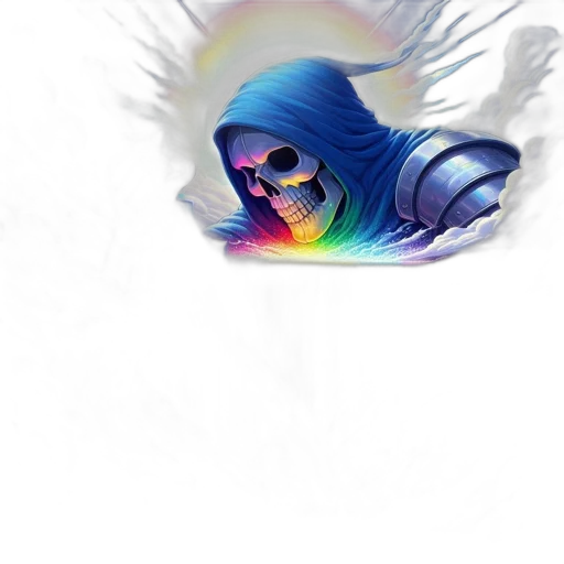 creature, mask, staff, weapon transparent PNG cut-out