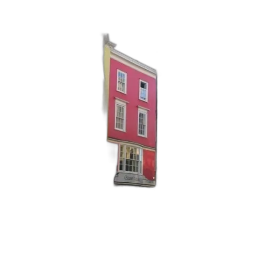 building, furniture, staff, umbrella, 3d render, photorealistic, concept art, city street transparent PNG cut-out