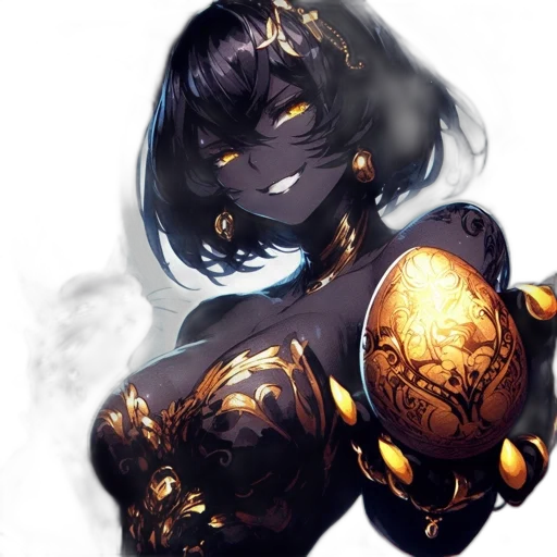 crown, mask, weapon, staff, fantasy art, anime, concept art, comic book art transparent PNG cut-out