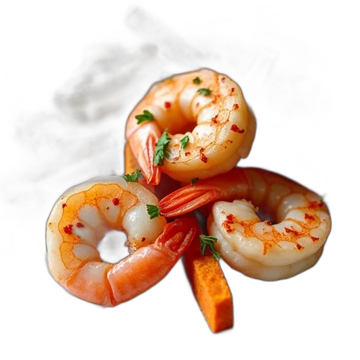 food, jewelry, dragon, photorealistic, 3d render, plate, shrimp, sweet transparent PNG cut-out