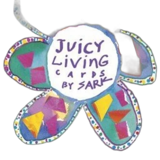 jewelry, juicy, living, cards, sark, featuring, colorful, flower transparent PNG cut-out