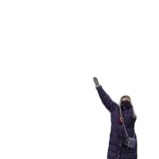 jacket, staff, weapon, creature transparent PNG cut-out