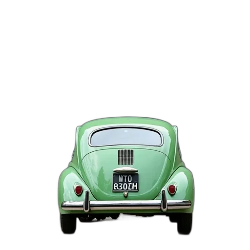 car, robot, animal, 3d render, photorealistic, green, small, vintage transparent PNG cut-out