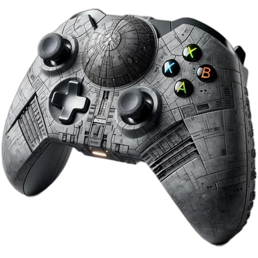 weapon, 3d render, photorealistic, concept art, image, reveals, xbox, controller transparent PNG cut-out