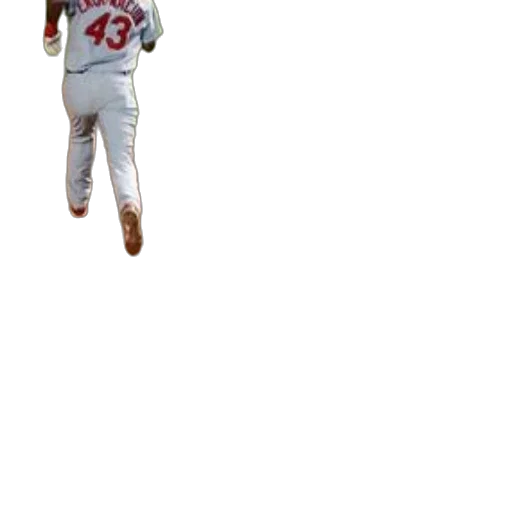 creature, animal, staff, 3d render, baseball, player, white, uniform transparent PNG cut-out