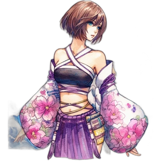 dress, jacket, concept art, fantasy art, watercolor, pixel art, pastel, colorful transparent PNG cut-out