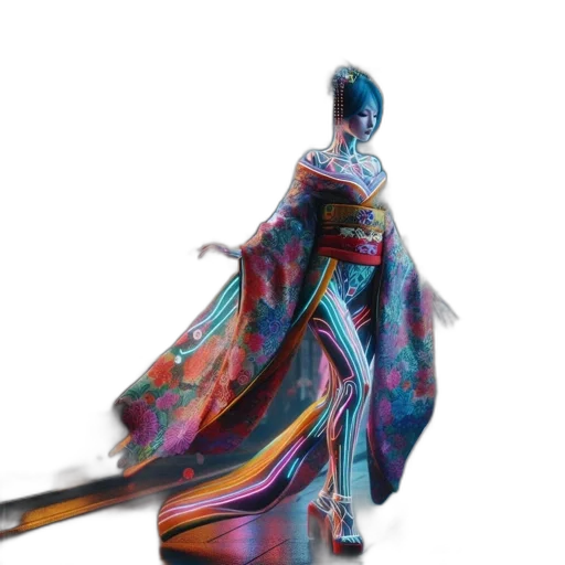 dress, jewelry, sword, robot, concept art, 3d render, fantasy art, photorealistic transparent PNG cut-out