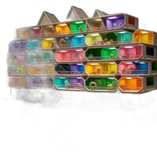 jewelry, furniture, crown, building, 3d render, concept art, fog, fire transparent PNG cut-out
