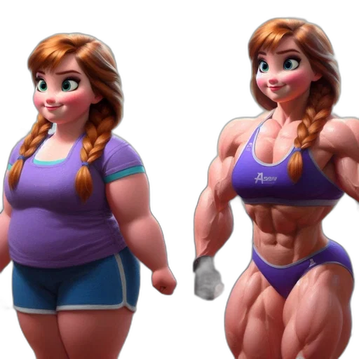 concept art, 3d render, cartoon, photorealistic, pastel, two, animated, female transparent PNG cut-out