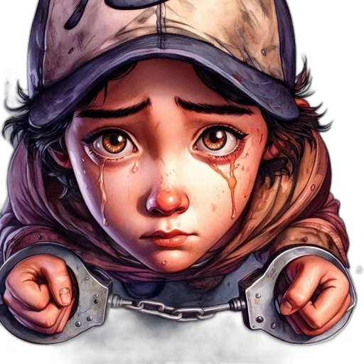 face, weapon, concept art, photorealistic, comic book art, fantasy art, emotionally, charged transparent PNG cut-out
