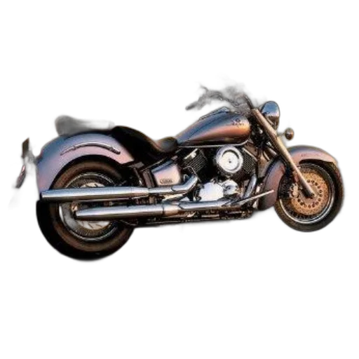 weapon, photorealistic, 3d render, concept art, manuals, yamaha, v-star, 1100 transparent PNG cut-out