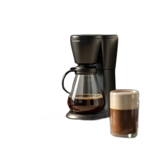 coffee, maker, counter, container transparent PNG cut-out