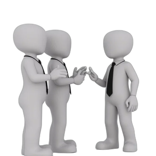 staff, jewelry, 3d render, businessmen transparent PNG cut-out