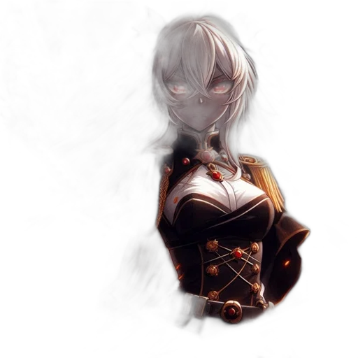 mask, face, jacket, crown, fantasy art, concept art, anime, pixel art transparent PNG cut-out