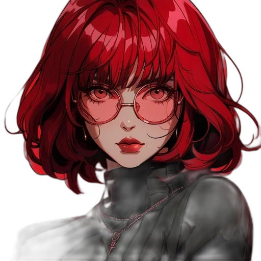 face, mask, jacket, crown, anime, comic book art, cyberpunk, fantasy art transparent PNG cut-out