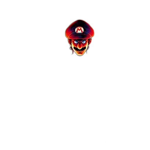 mask, face, hat, creature, pixel art, concept art, 3d render, photorealistic transparent PNG cut-out
