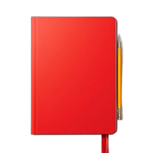 staff, weapon, 3d render, photorealistic, red, colorful, notebook, yellow transparent PNG cut-out